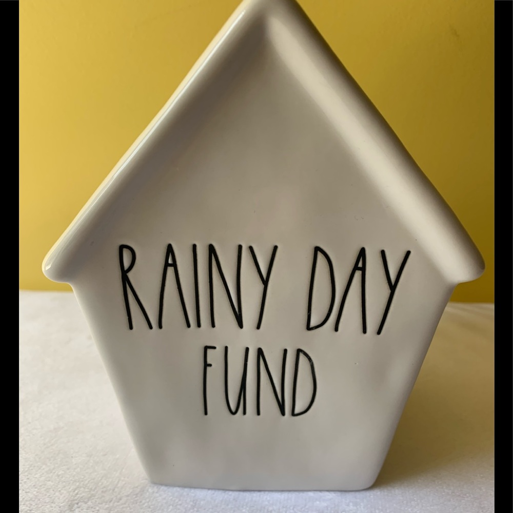 Rae Dunn Rainy Day Fund Piggy Bank